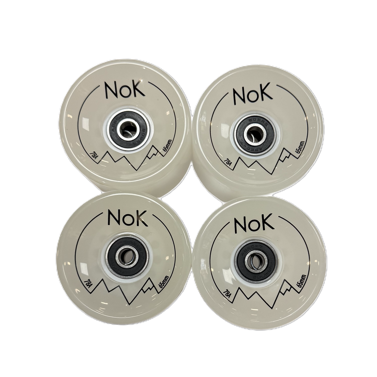 Roues de Cruiser Nok Clear White 78a 59mm