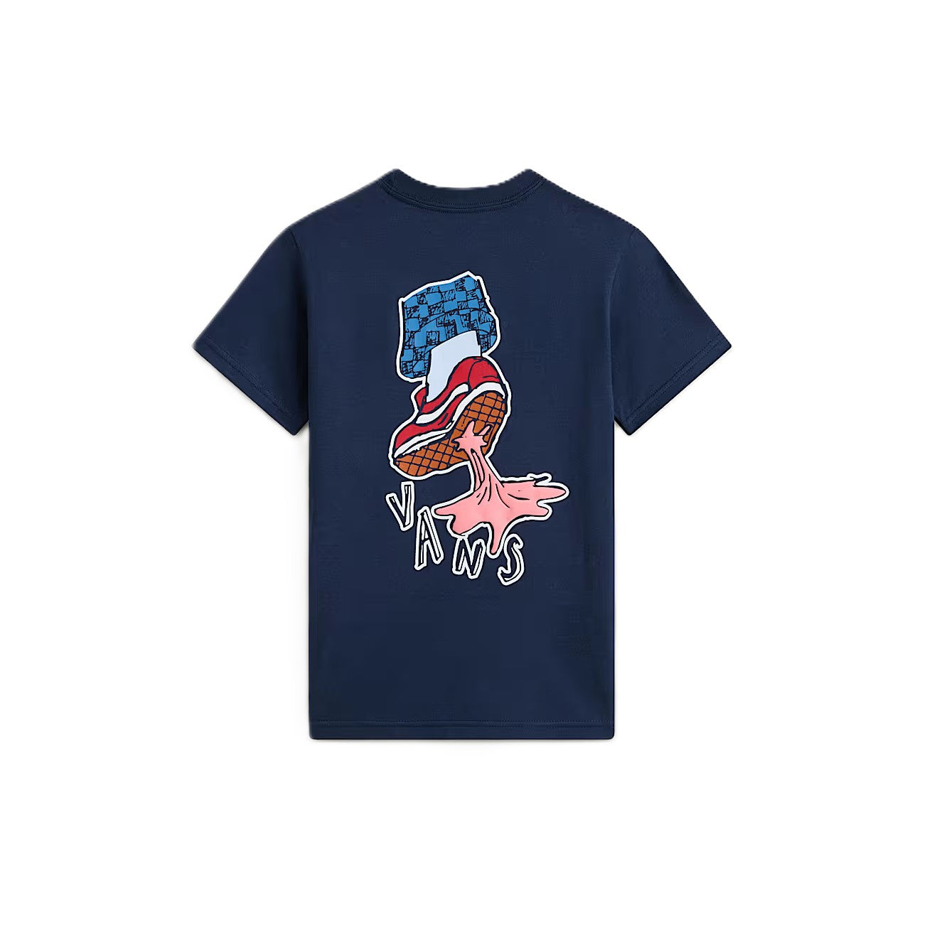 Tee-shirt Kid Vans Gum Sole Dress Blue