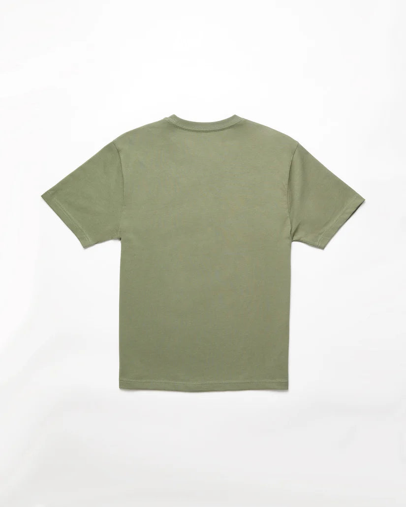 Tee-shirt Kid Volcom BB PNW Light Olive