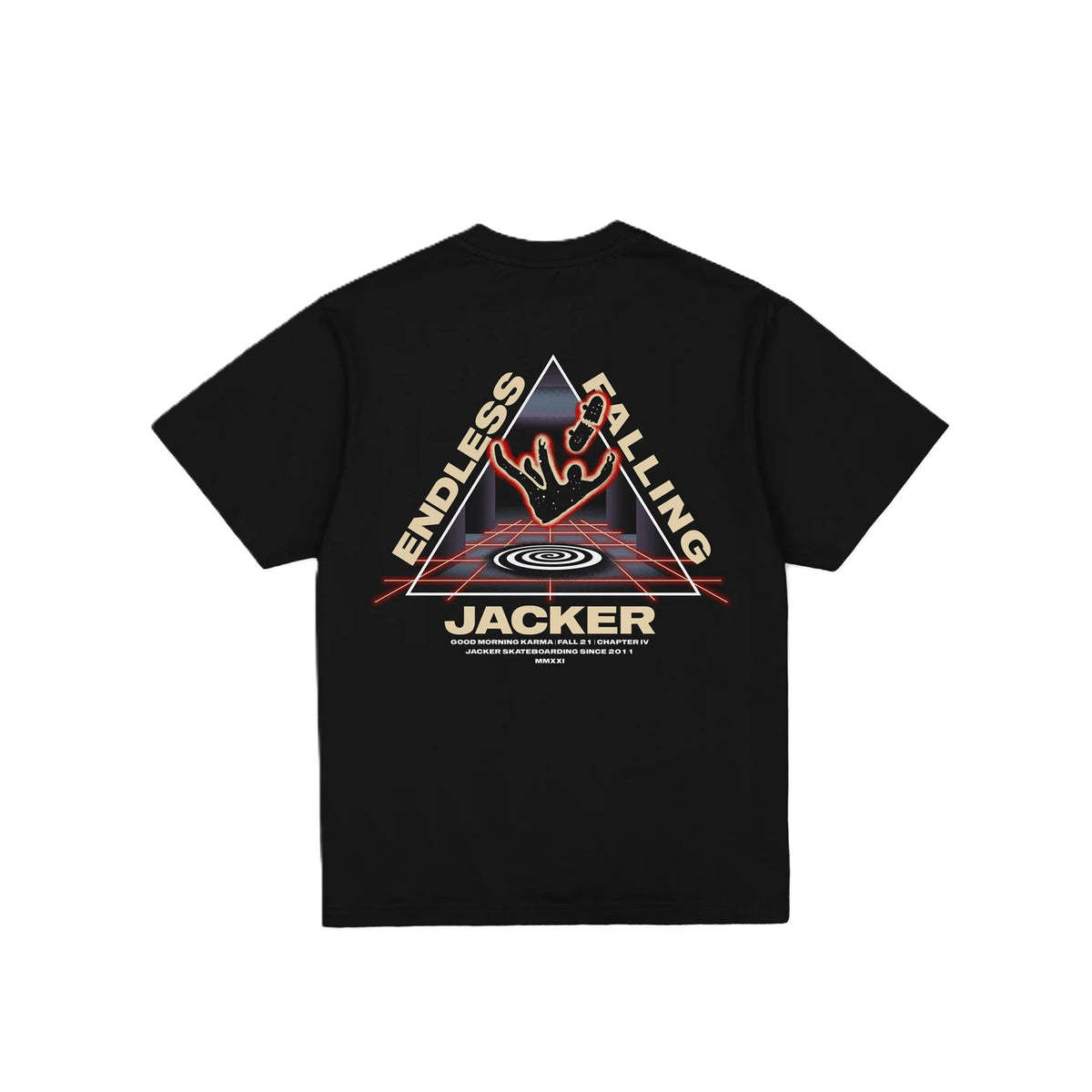 Tee-shirt Jacker Endless Falling Black