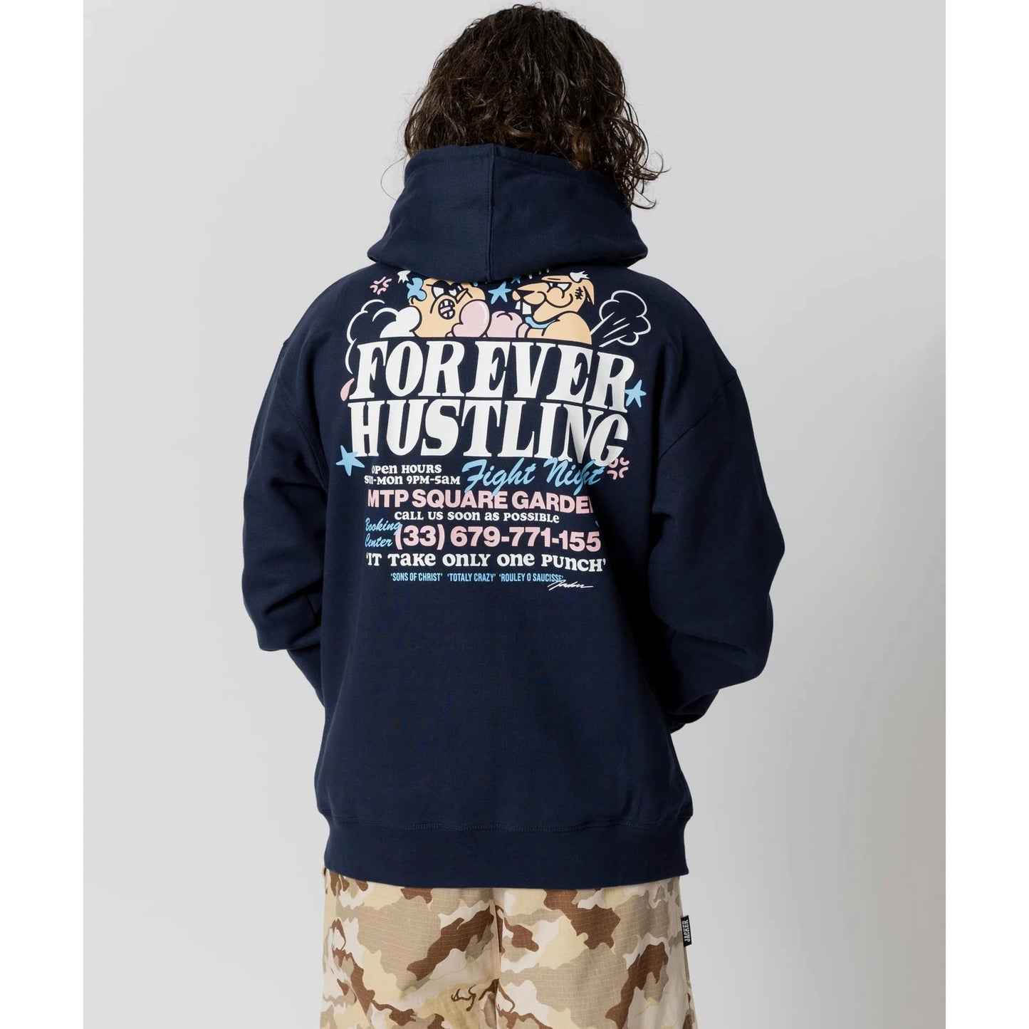 Sweat Jacker Fight Navy