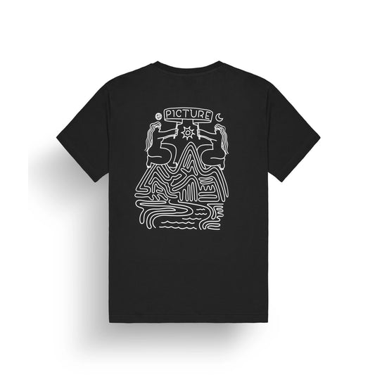 Tee-shirt Picture Terra Black