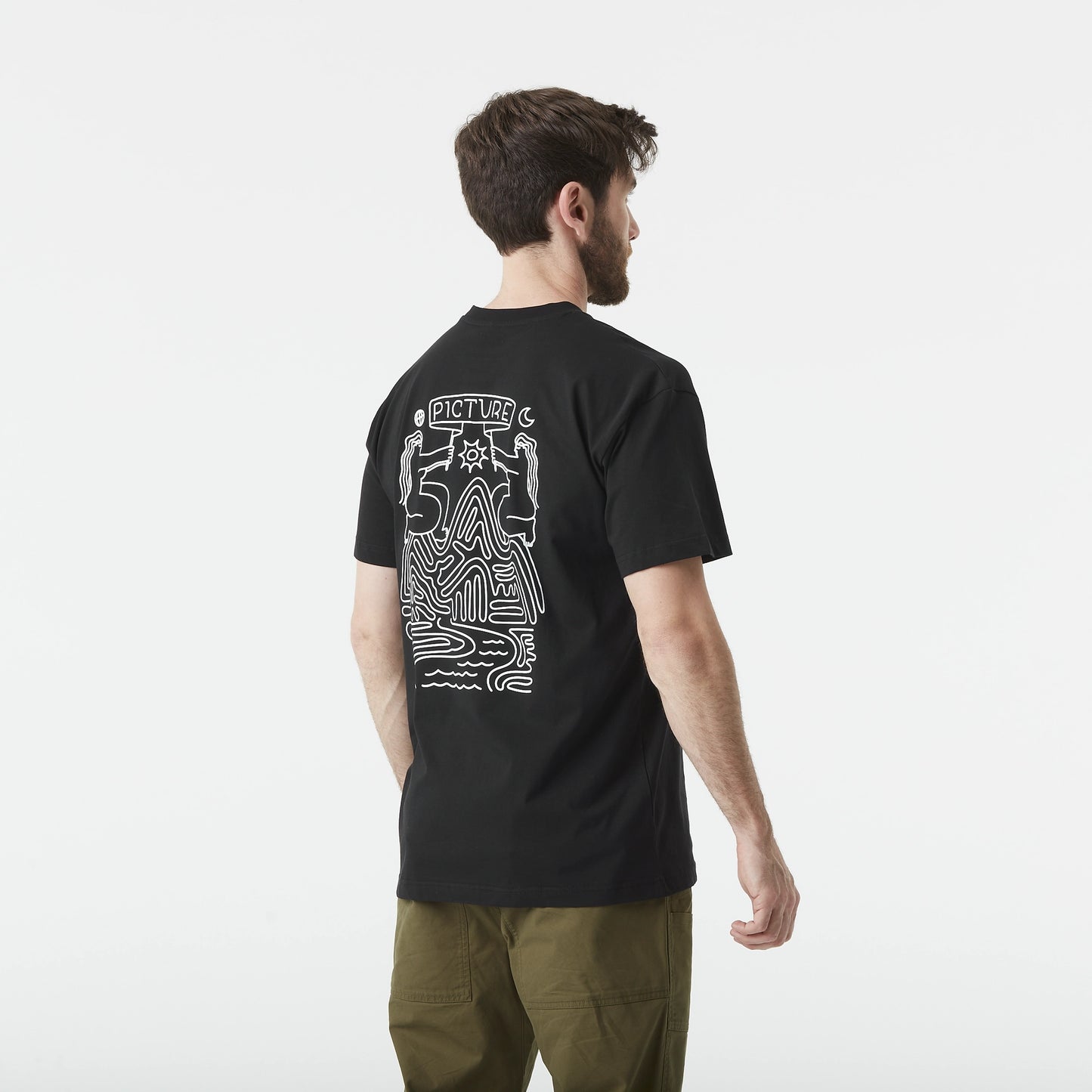 Tee-shirt Picture Terra Black