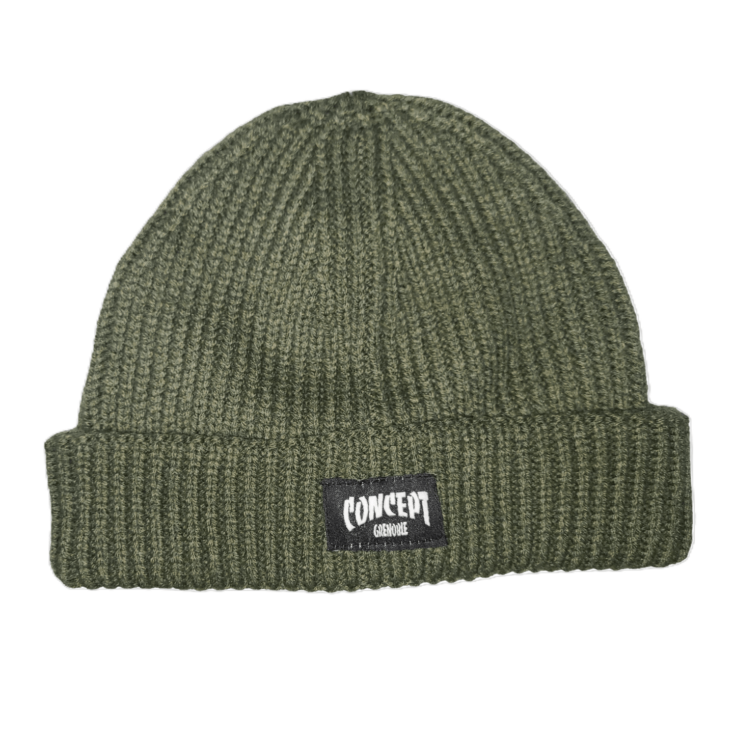 Bonnet Grosses Mailles Concept Boardshop Olive Green