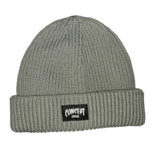 Bonnet Grosses Mailles Concept Boardshop Light Grey