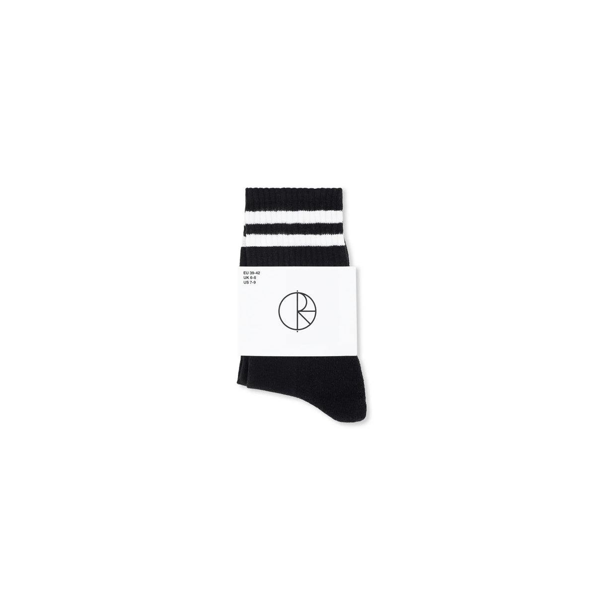 Chaussettes Polar Happy Sad Black White