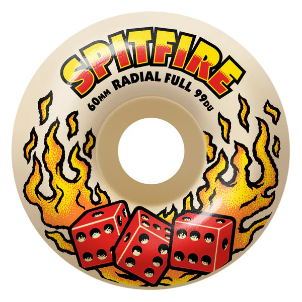 Roues Spitfire F4 Radial Full 99D 60mm Hot Hand
