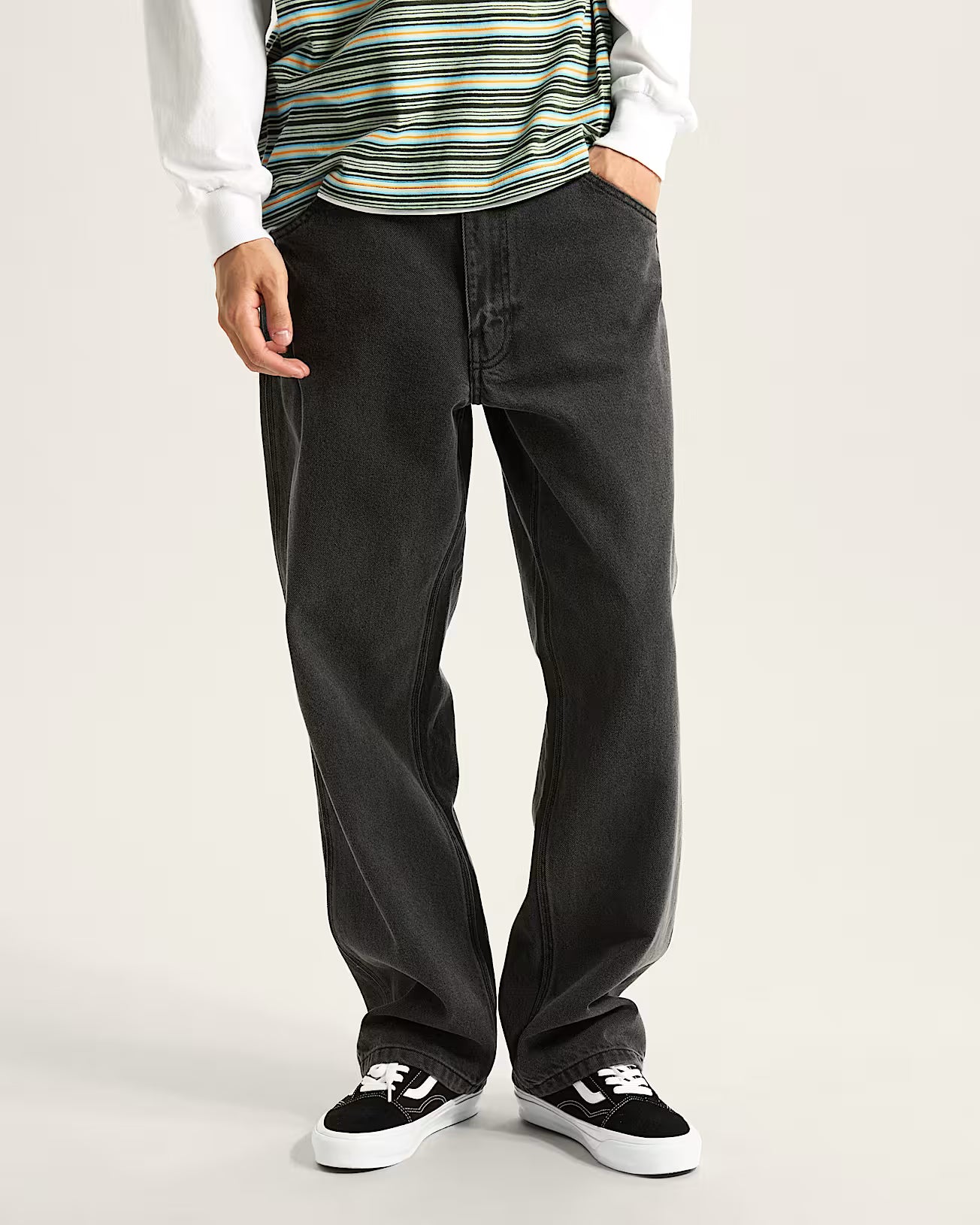 Pantalon Vans Check 5 Loose Black Denim