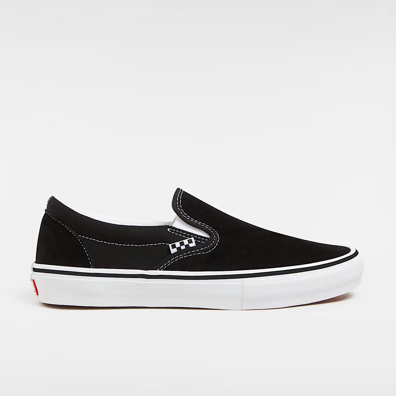 Vans Slip On Skate Black White