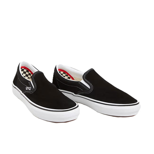 Vans Slip On Skate Black White