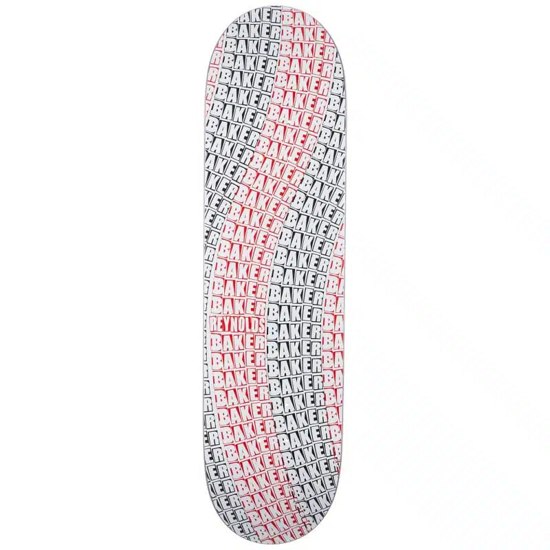 Planche Baker Wavy Black Red 8.25"