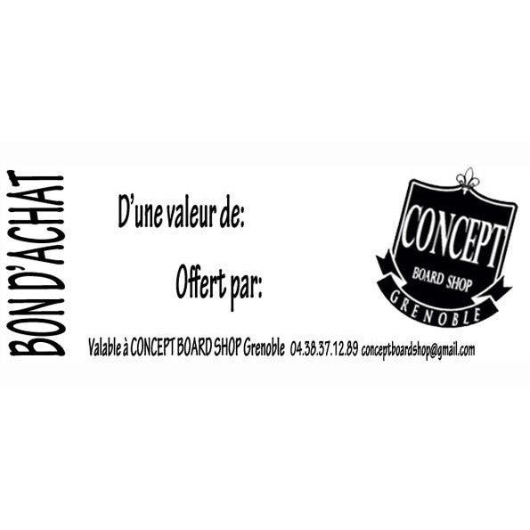 Carte Cadeau Concept Boardshop