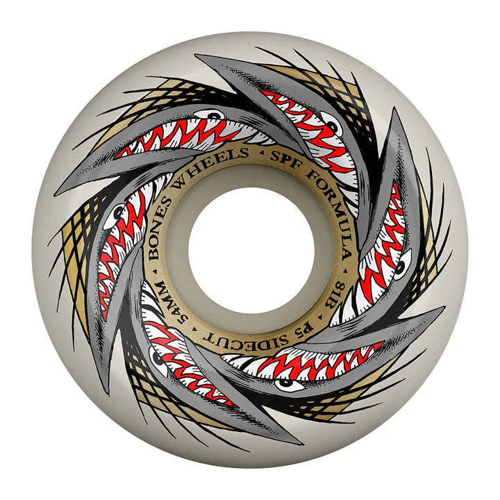 Roues Bones SPF P5 Sidecut 54mm 84b Sharknado