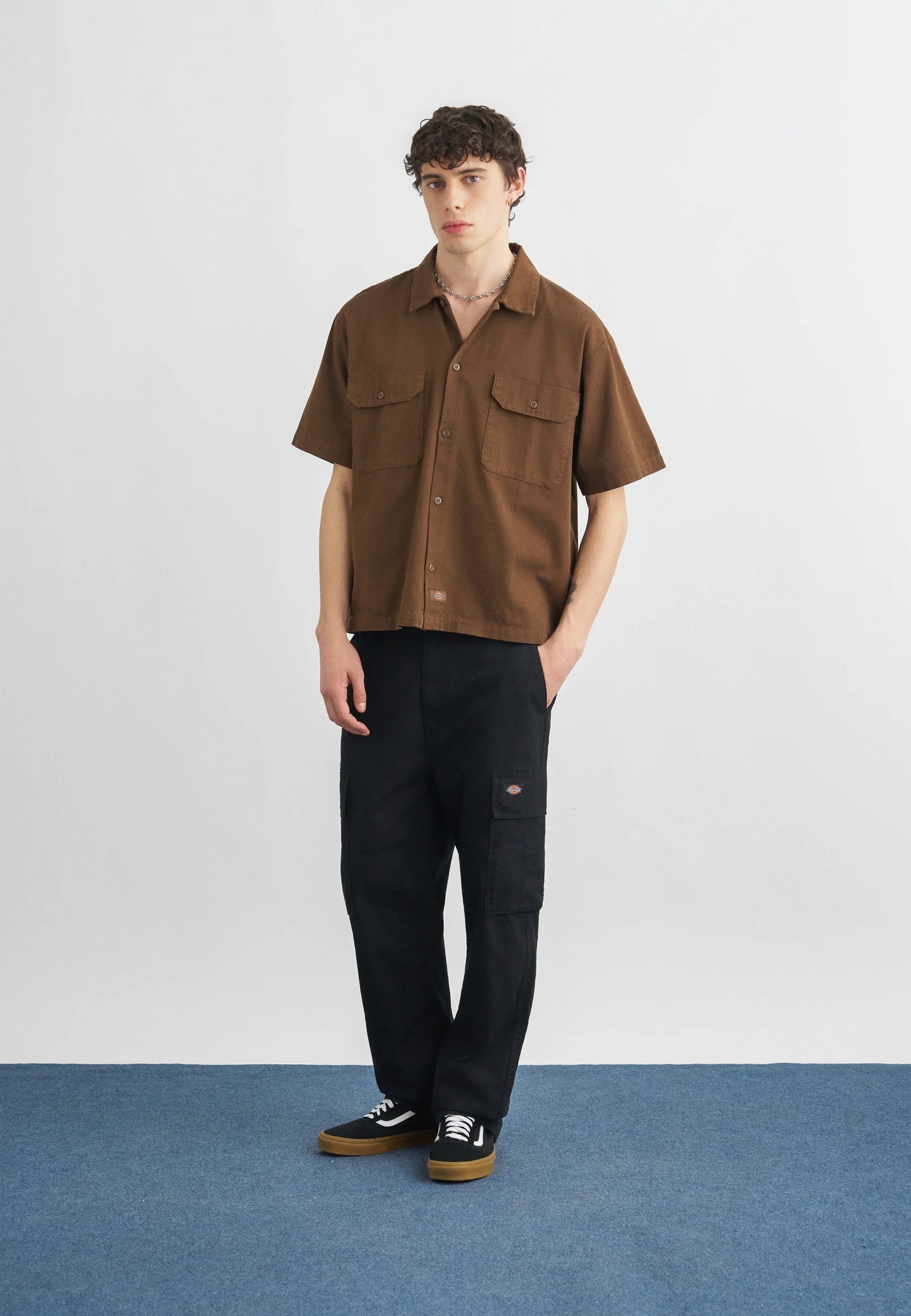 Chemise Dickies 247 Work SS Timber Brown