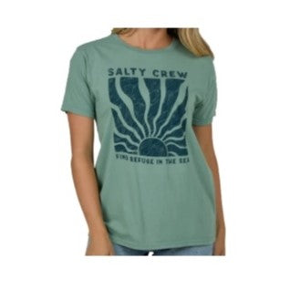 Tee Shirt Salty Crew Femme Perfect Set BF Sage