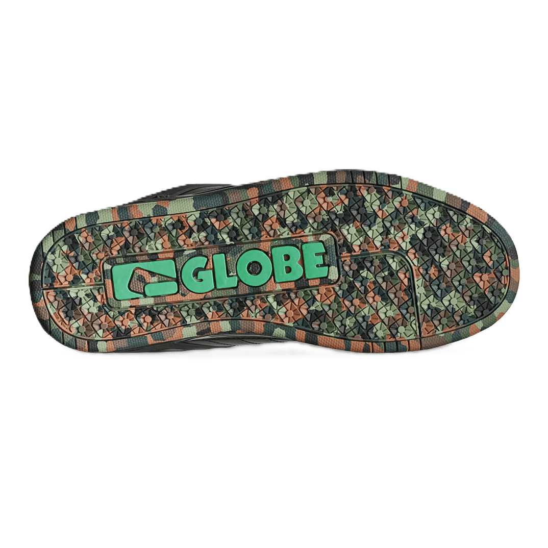 Globe Tilt Black Green Mosaic
