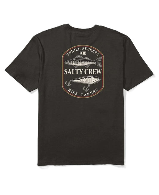 Tee-shirt Salty Crew Baited Black