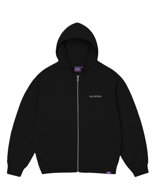 Sweat Jacker Zip Notorious Black