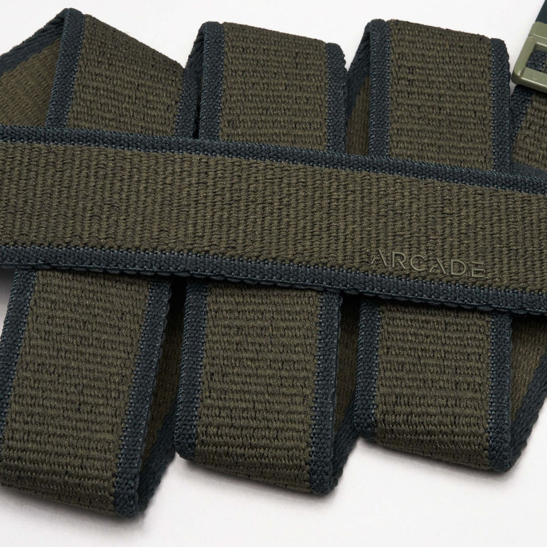 Ceinture Arcade Carto Slim Ivy Green