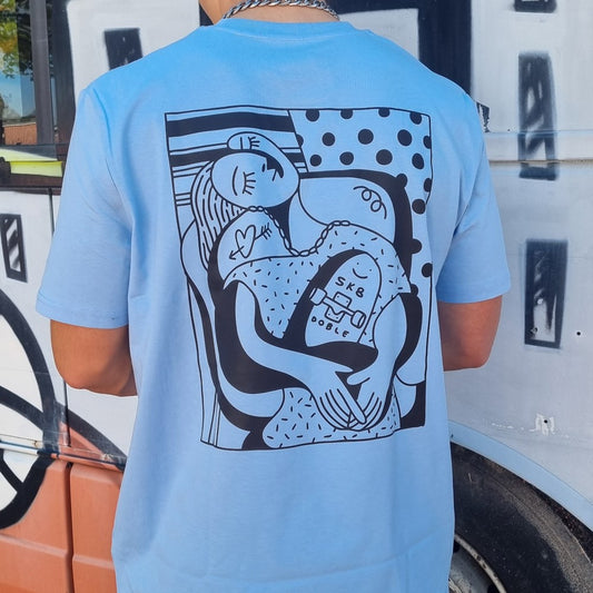 Tee-shirt Doble Hello Hello Theo Picasso Blue