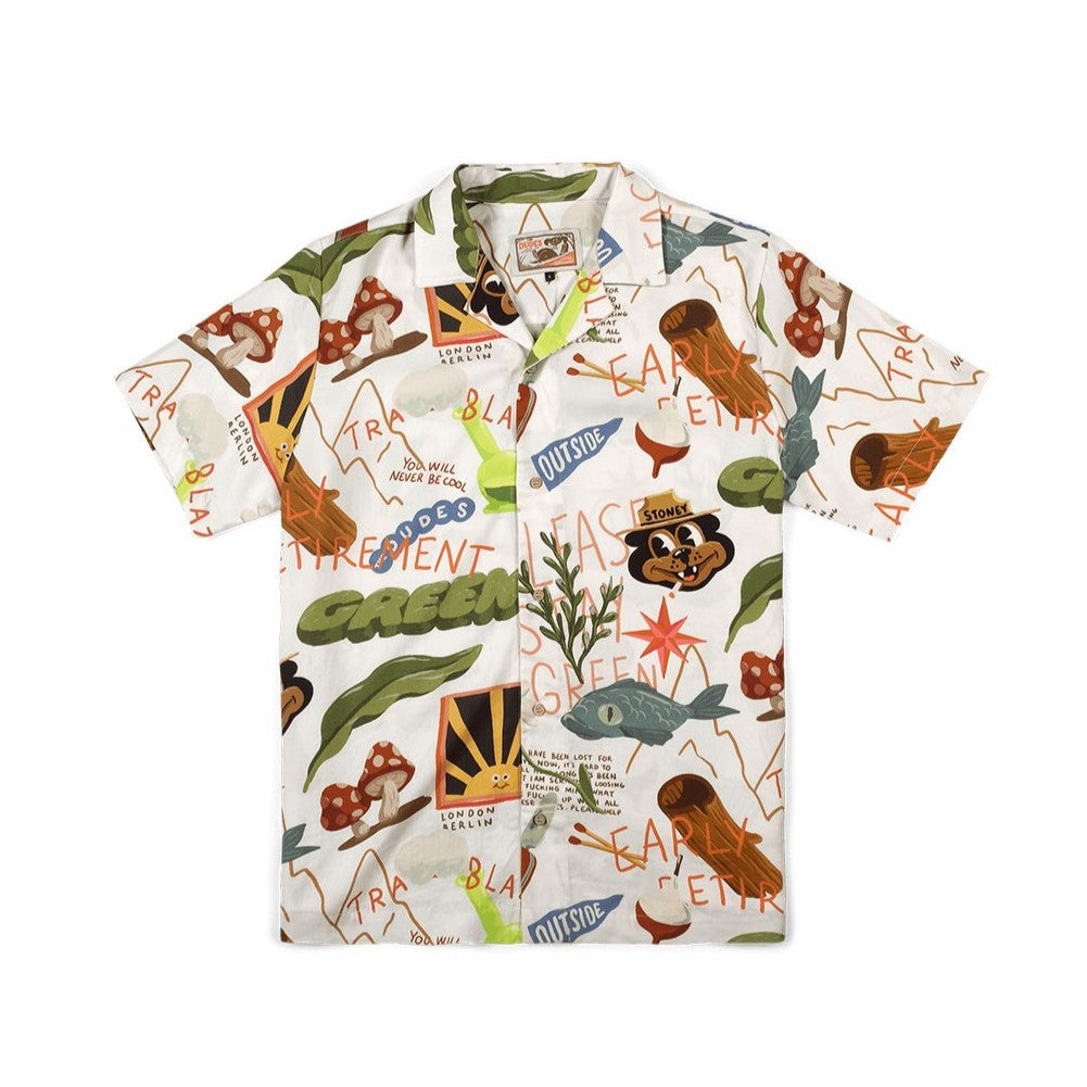 Chemise The Dudes Treasure Trail White