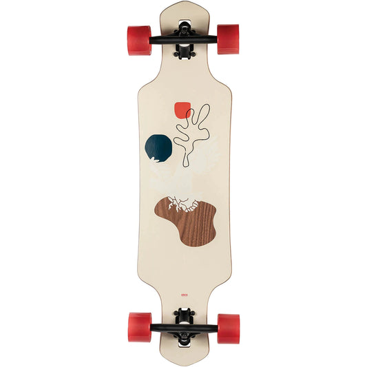 Longboard Globe Geminon 35" Walnut Cockatoo