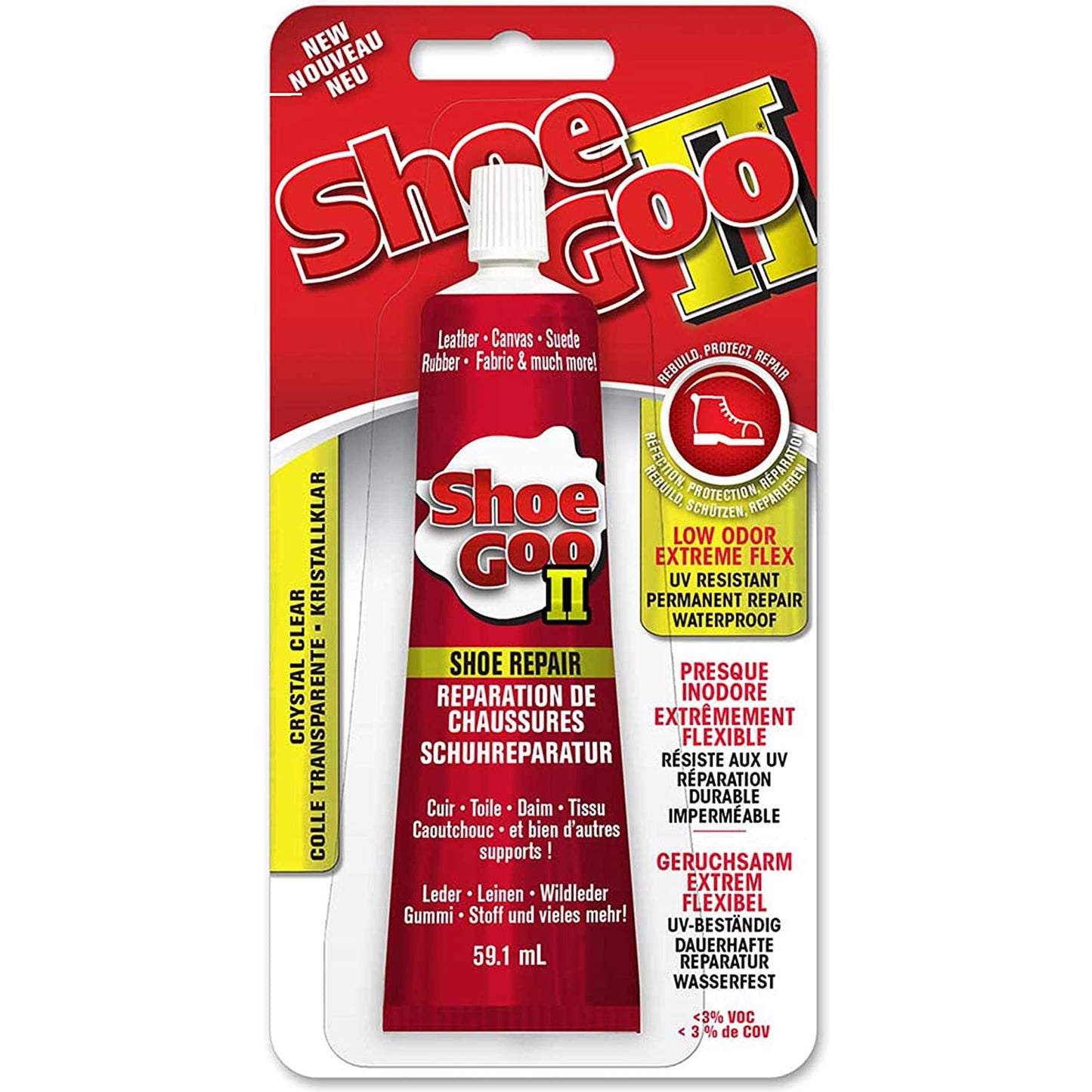 Shoe Goo II Crystal Clear 59.1 ml