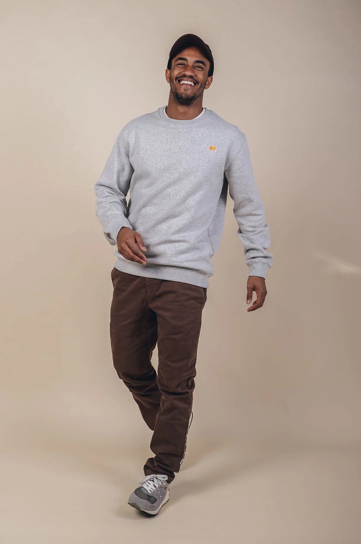 Crewneck Trendsplant Organic Essential Heather Grey