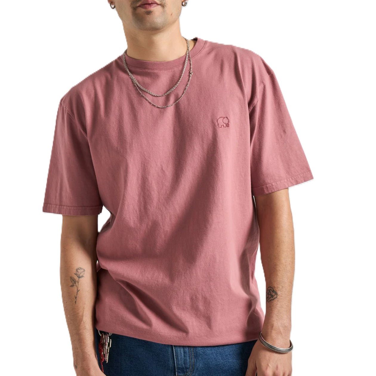 Tee Shirt Trendsplant Essential Sunwashed Deco Rose