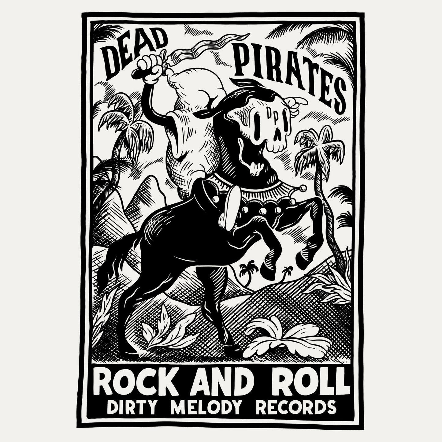 Tee-shirt The Dudes Dead Pirates White