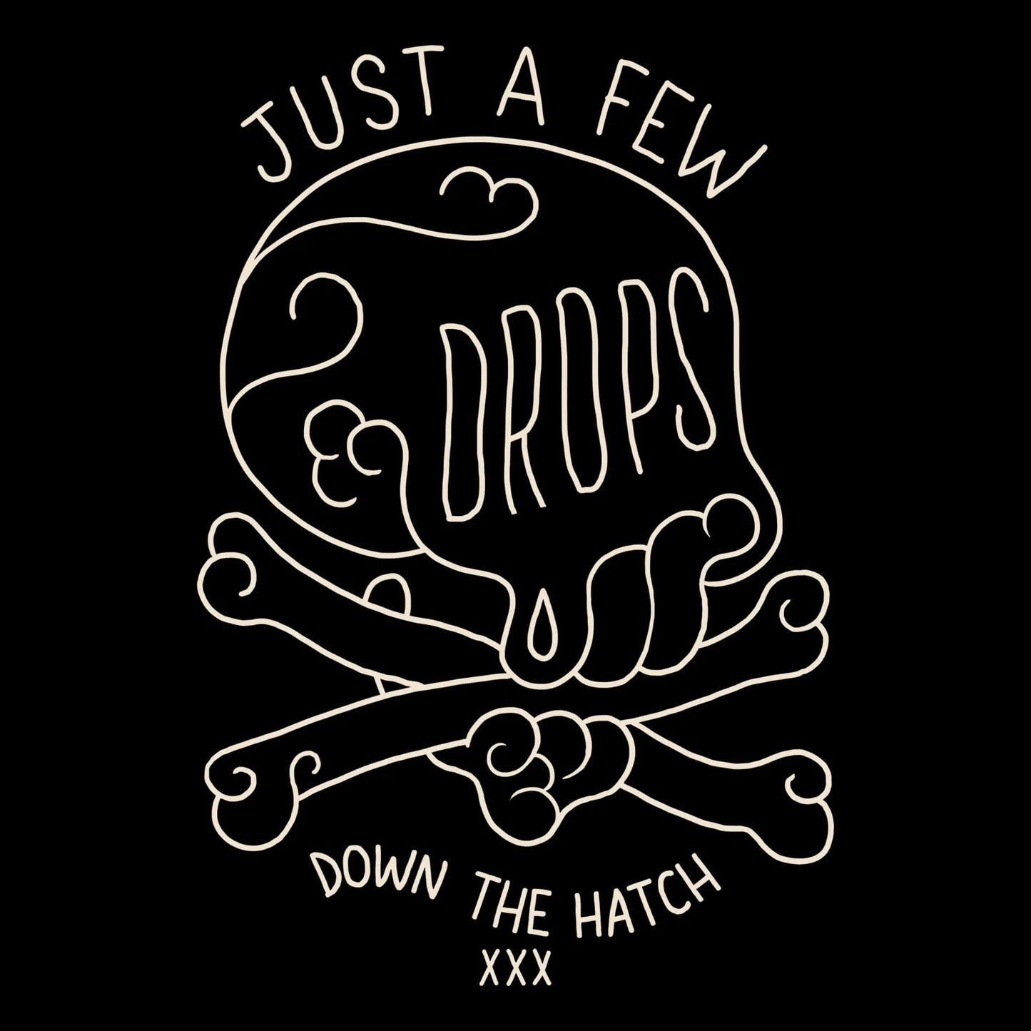 Tee-shirt The Dudes Drops Black