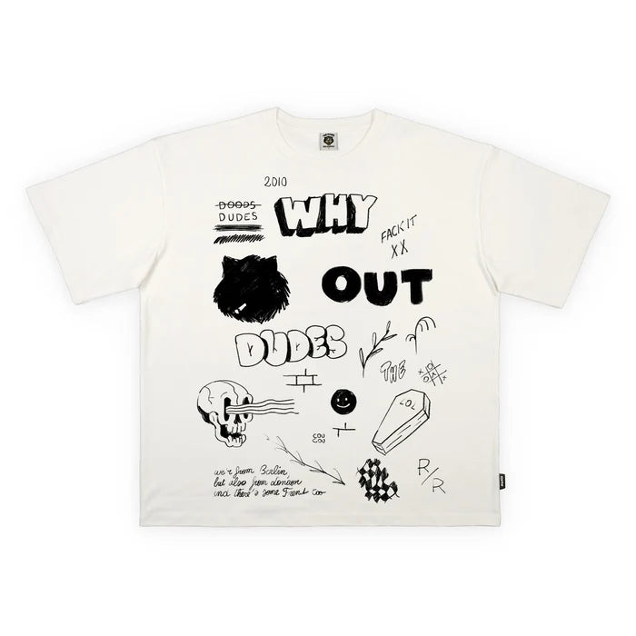 Tee-shirt The Dudes Draft Off White