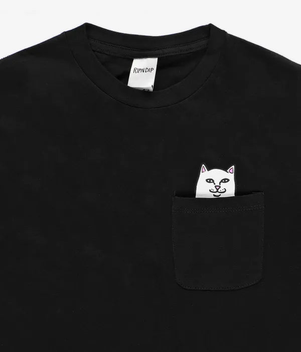 Tee-shirt Ripndip Lord Nermal Pocket Black