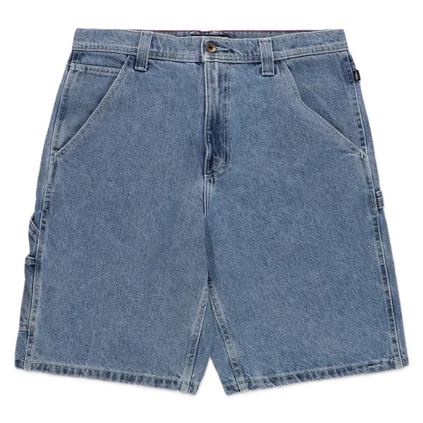 Short Vans Drill Chore Loose Stonewash Blue