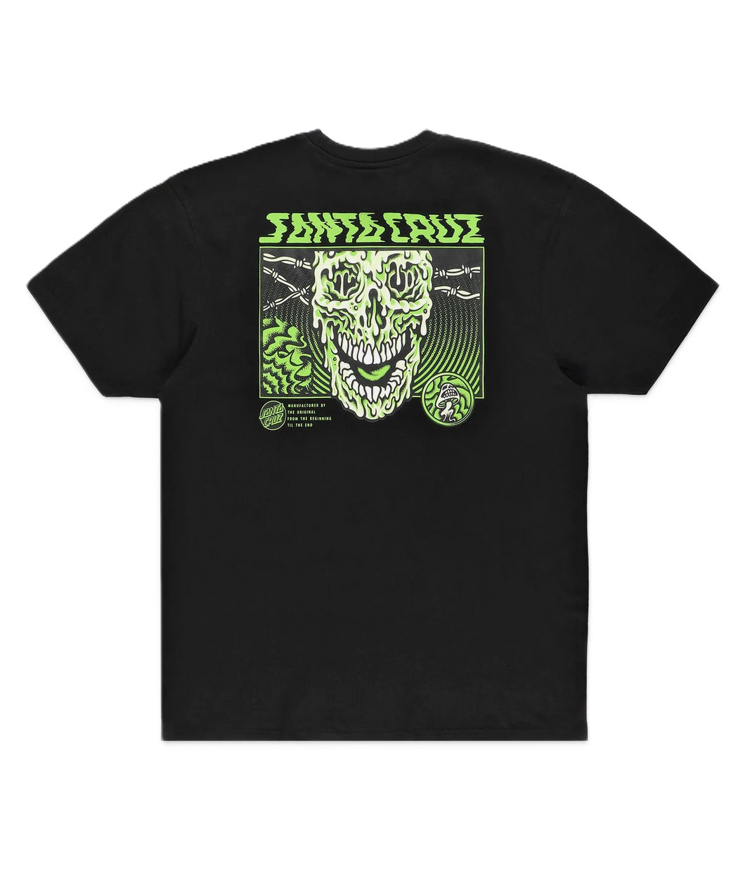 Tee-shirt Santa Cruz Toxic Skull Black