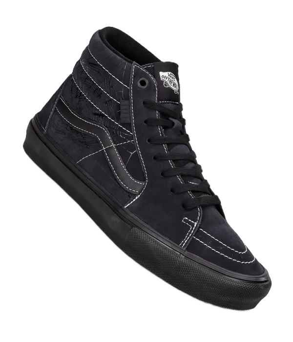 Vans Sk8 Hi Skate Web Dark