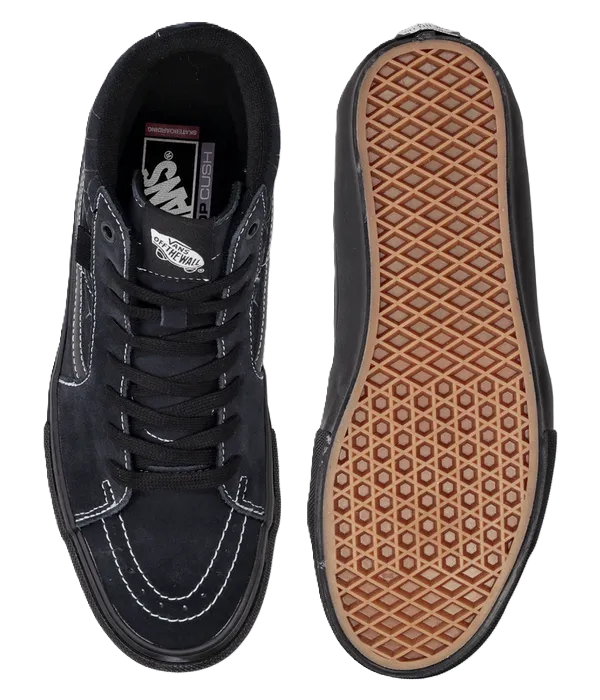 Vans Sk8 Hi Skate Web Dark