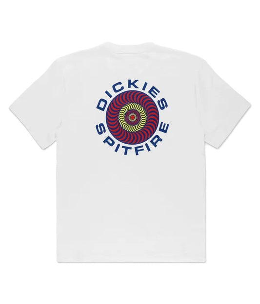 Tee Shirt Dickies x Spitfire White