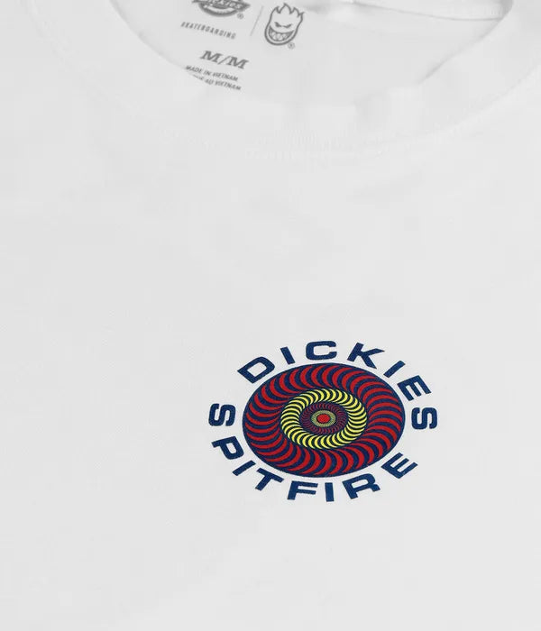 Tee Shirt Dickies x Spitfire White