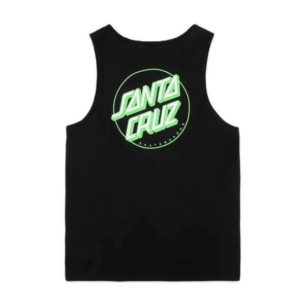Débardeur Santa Cruz Partial Dot Tank Black Mint