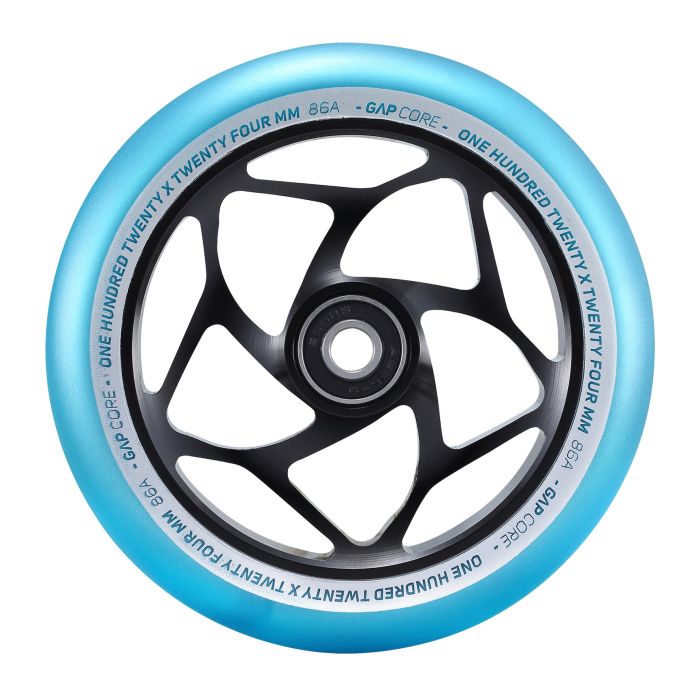 Roue Blunt Gap Core 120mm Black Turquoise