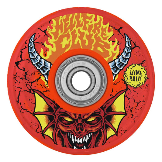 Roues Slime Balls X Stranger Things Hellfire Light Red 78a 66mm