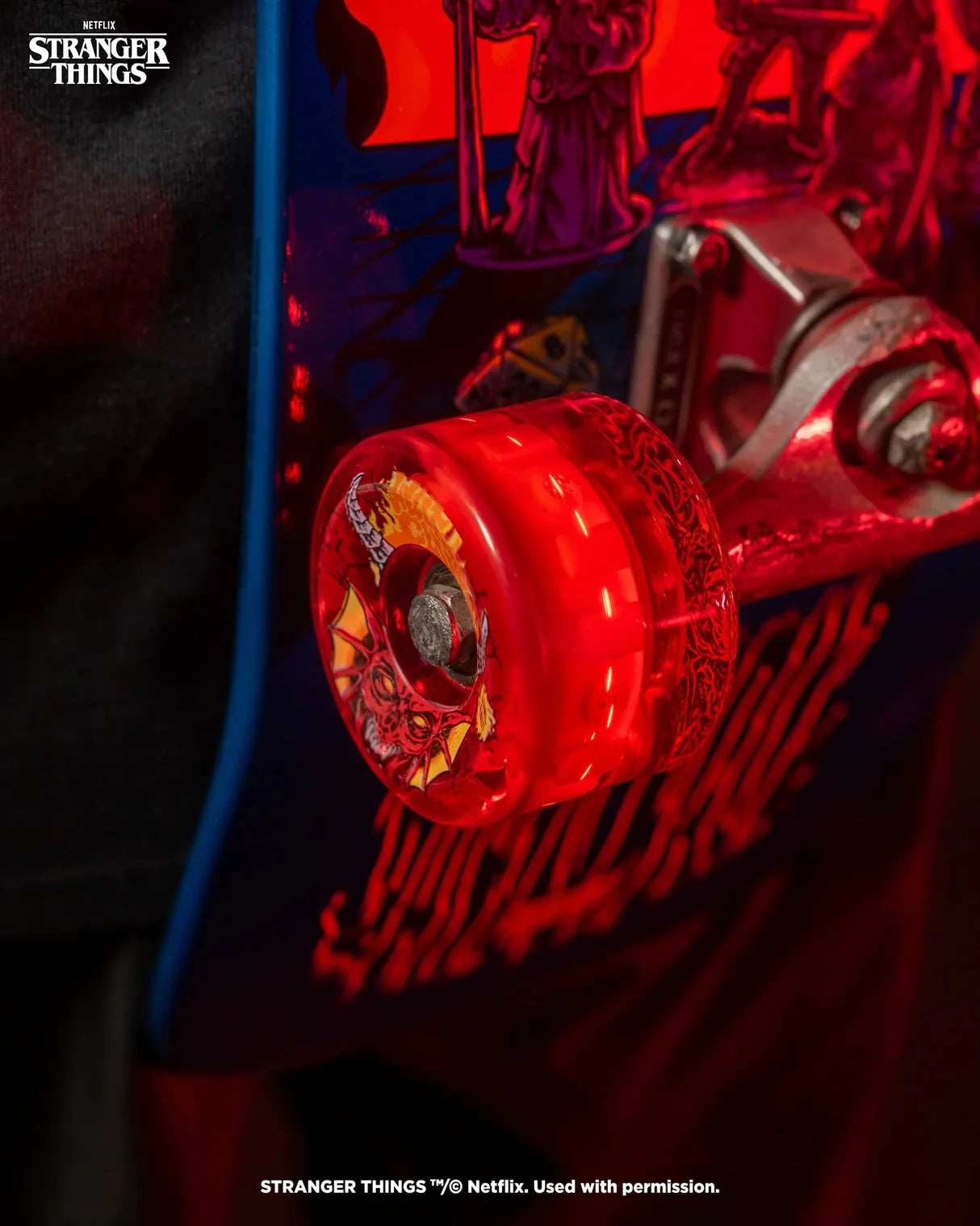 Roues Slime Balls X Stranger Things Hellfire Light Red 78a 66mm