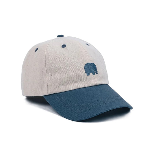 Casquette Trendsplant Logo Dad Indigo Ecru