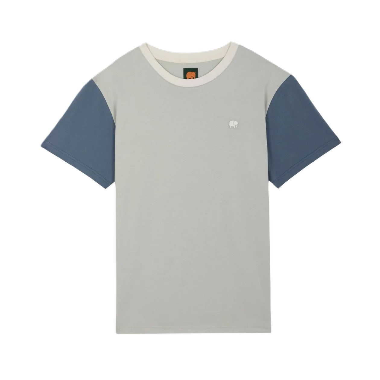 Tee Shirt Trendsplant Color Block Coastal Fog