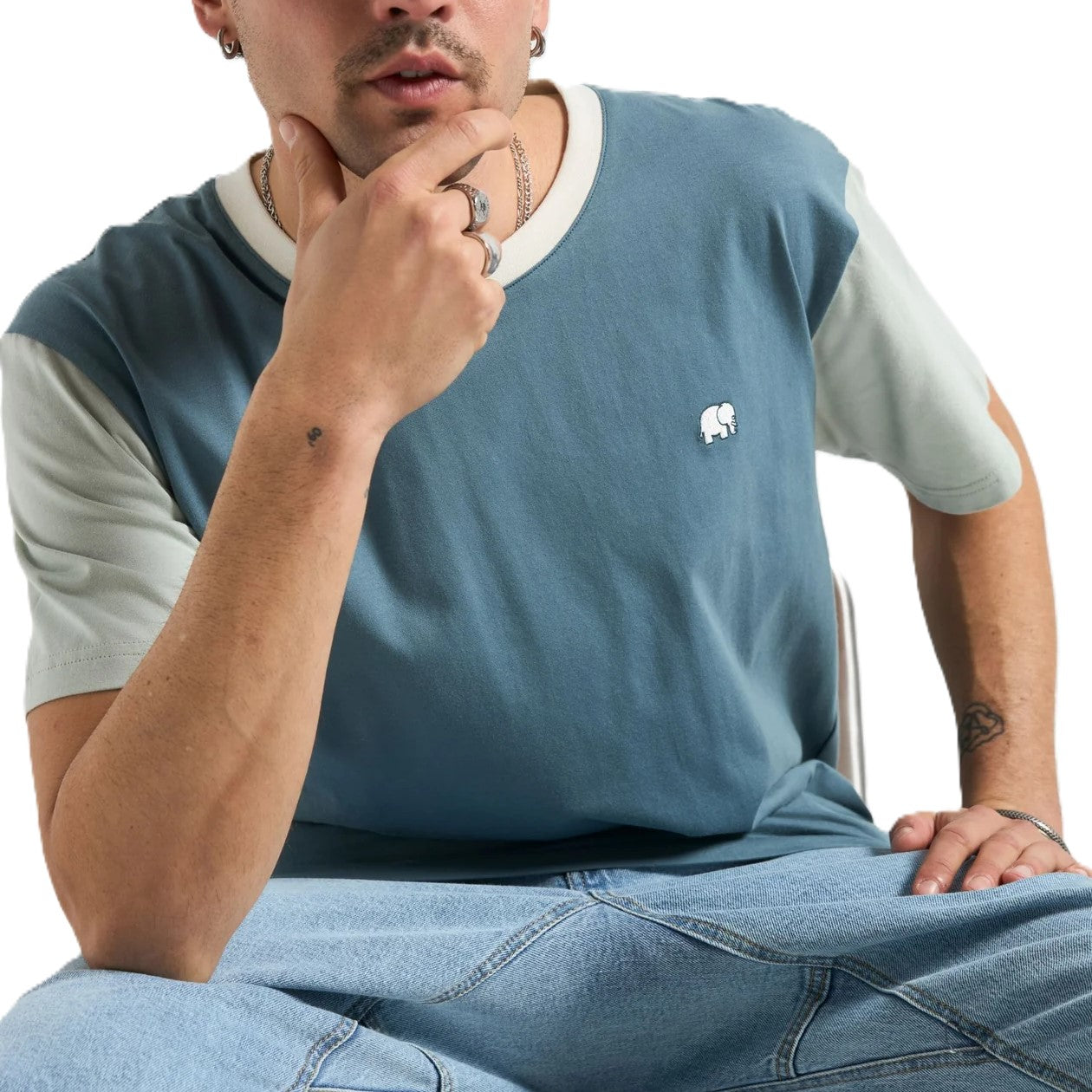 Tee Shirt Trendsplant Color Block Deep Spruce