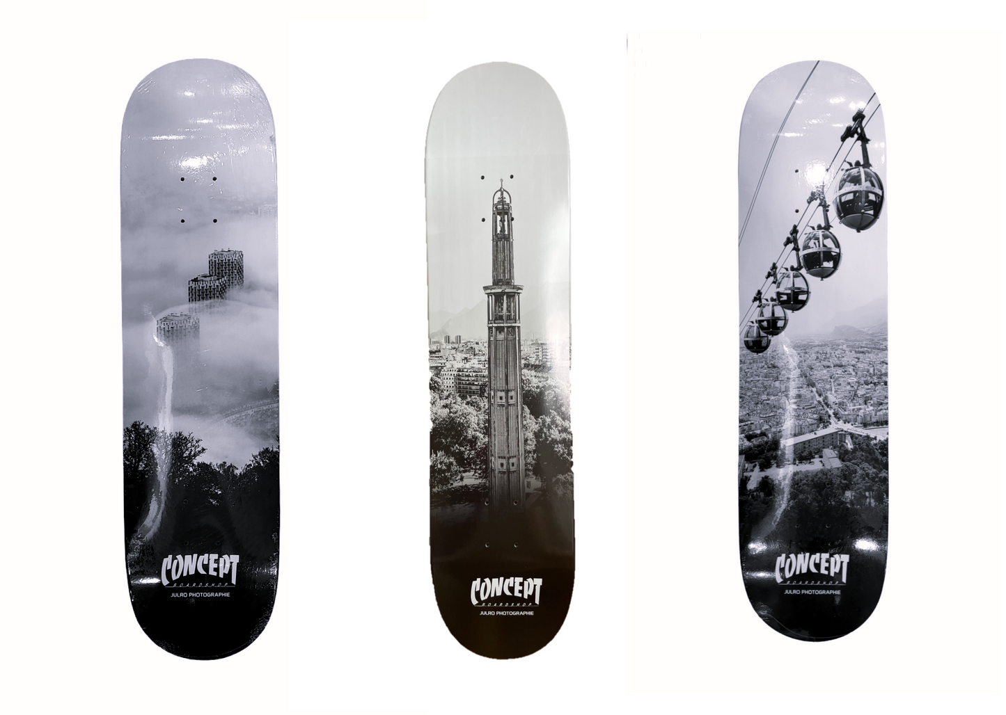 Pack de 3 Planches Concept Boardshop By Julro