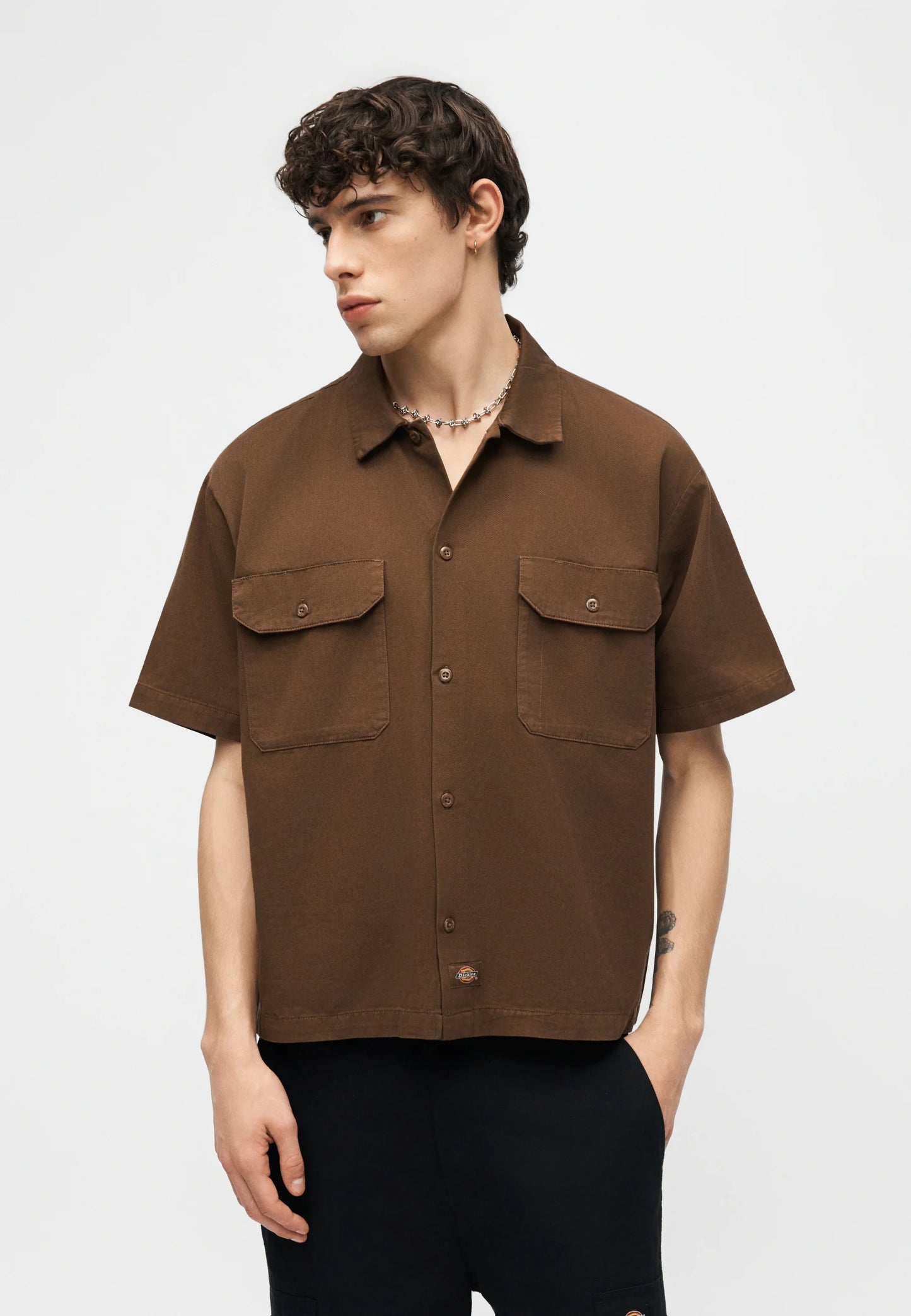 Chemise Dickies 247 Work SS Timber Brown