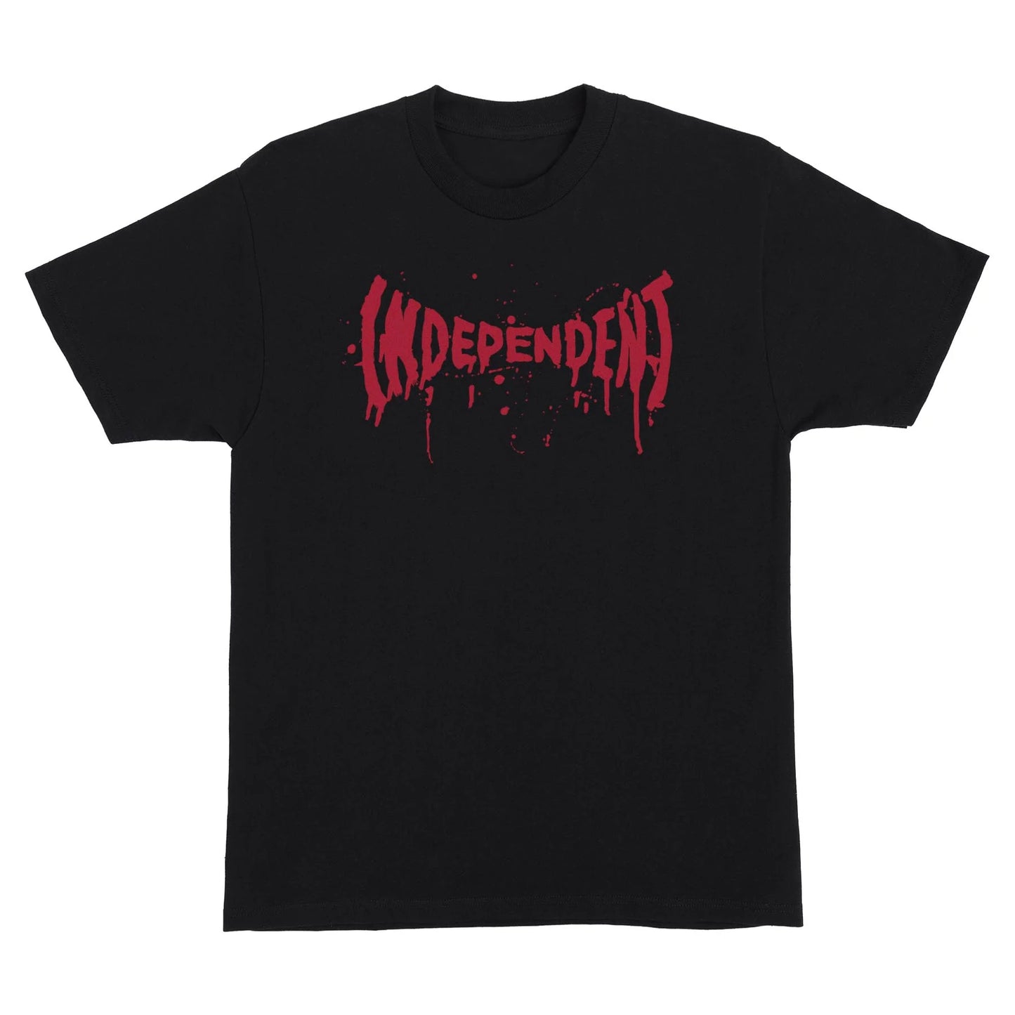 Tee-Shirt Independent Splatter Span Black
