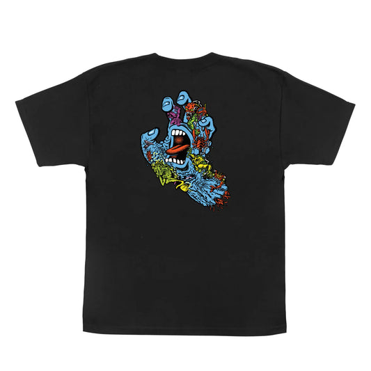 Tee-shirt Kid Santa Cruz Roskopp Screaming Five Black